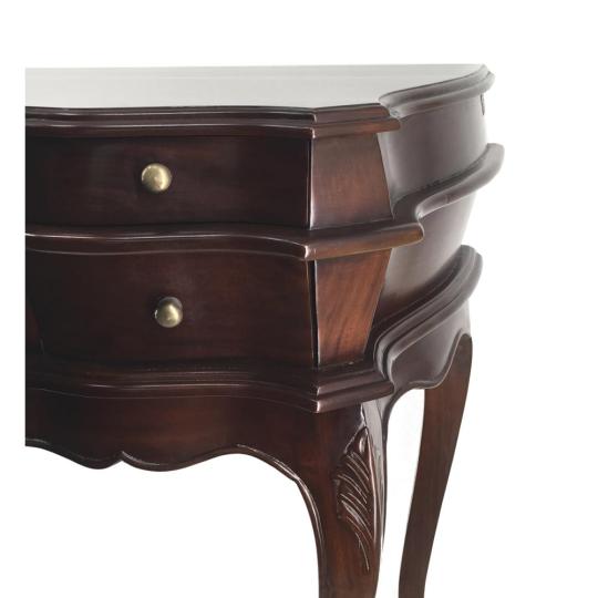 klasicky stredomorsky konzolovy stolik orech hnedy elegantny luxusny zdobeny konzolovy stolik zasuvkovy obciansky chodba spalna odkladaci stolik obyvacka elegantny nabytok lameridiana zariadenie villa zamok nabytok nabytky vidiecky.jpg